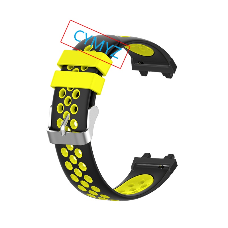 Coque TPU Silicone Pour Huami Amazfit T-Rex / T-Rex Pro - Transparente Bleue, Protection Anti-chocs, Légère - 2