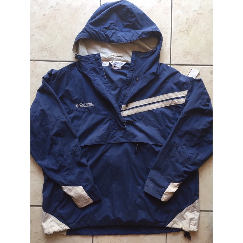 columbia half zip vintage windbreaker | Shopee Philippines