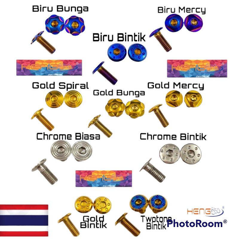 Universal Motorcycle chrome probolt Disc Bolts (All Types Of ...