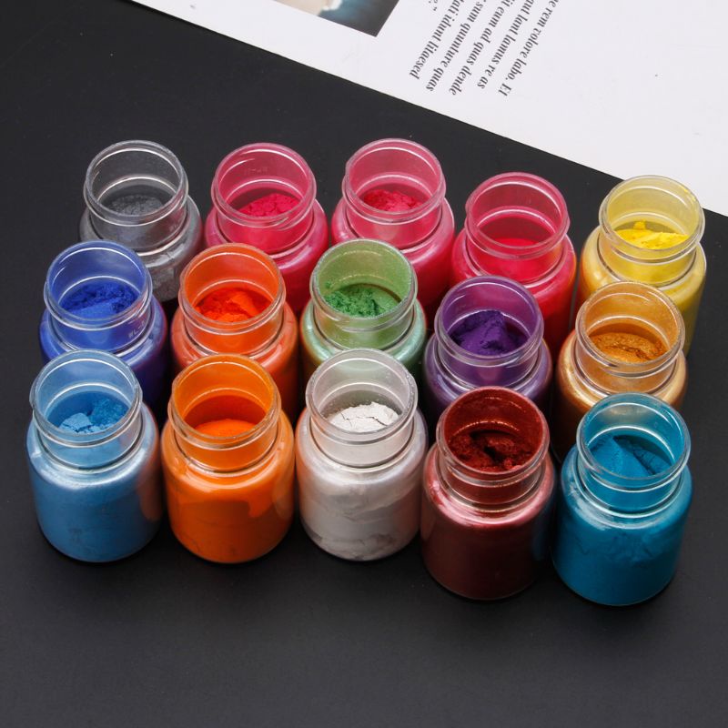 Generic 20 Colors Mica Powder Epoxy Resin Dye Pearl Pigment Natural Generic Mpg5060140