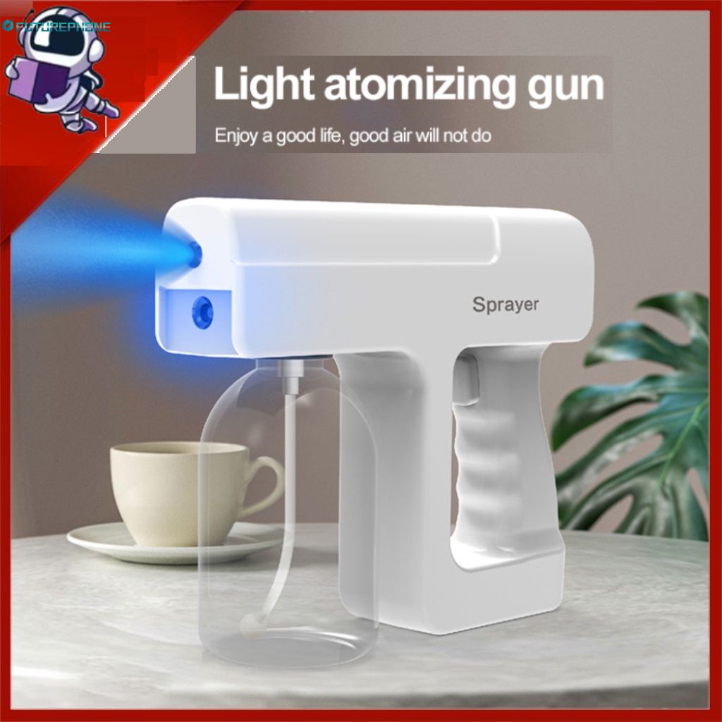 Cordless Bluray Blue Light Nano Disinfection Spray gun sanitizer spray