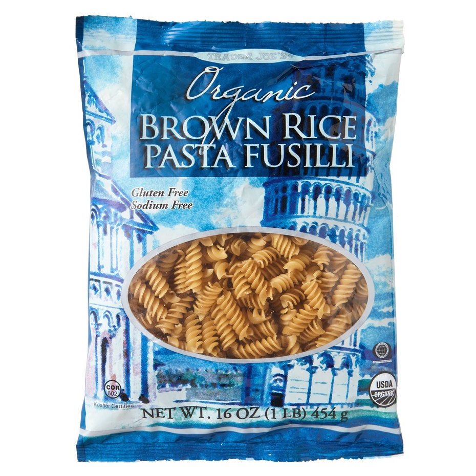 Trader Joes Organic Brown Rice Pasta Fusilli 454g Shopee Philippines