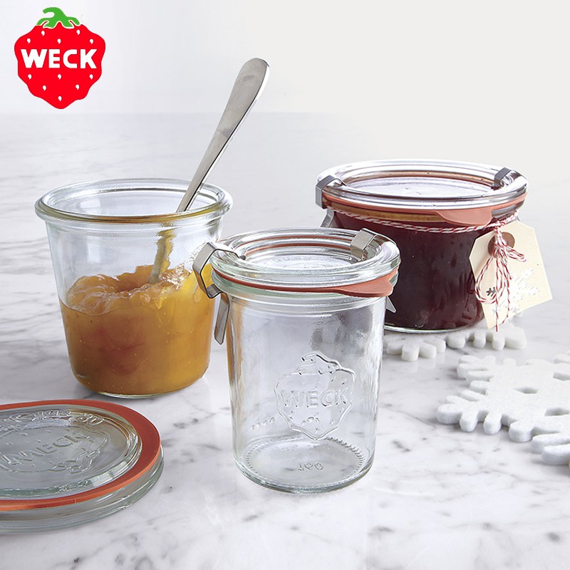 【New product】&spot&Germany Weck seal storage jar of honey lemon pickle