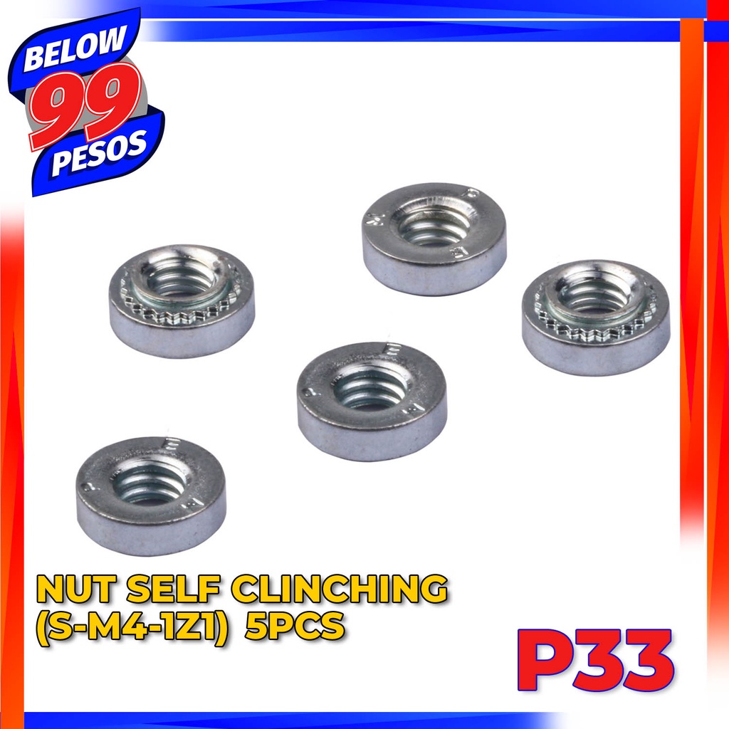 Below99pesos 5pcs Nut Self Clinching (S-M4-1ZI) | Shopee Philippines