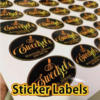 Homemade Stickers with Homemade Character Labels - Customer Label