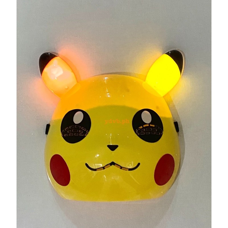 Pikachu Mask with Lights PLAYTIME | Shopee Philippines