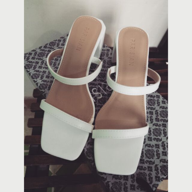 Parisian deals white heels