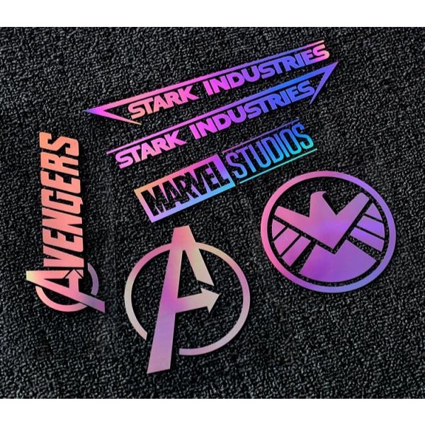 Colorful laser car stickers are suitable for Mavericks small turtle ...