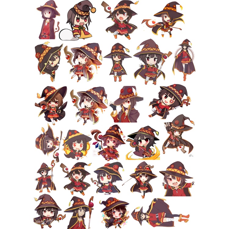 Megumin sticker/ Megumin sticker | Shopee Philippines