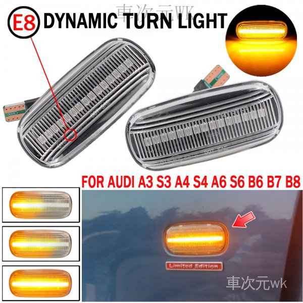 Led Dynamic Side Marker Turn Signal Light Sequential Blinker Light