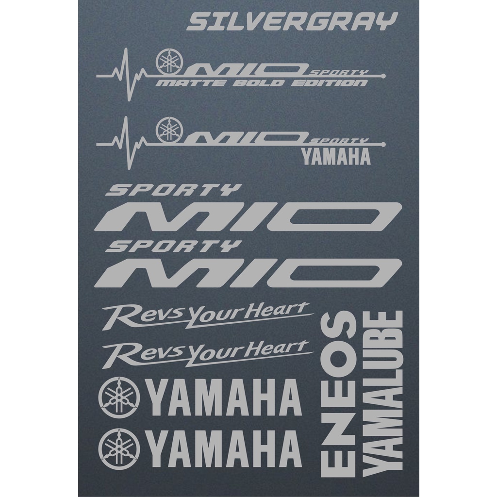MIO SPORTY STICKER PACK | Shopee Philippines