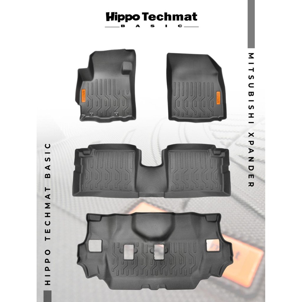 Xpander Cross 2020 to 2025 1st-3rd row Deep Dish matting Thailand Made ...