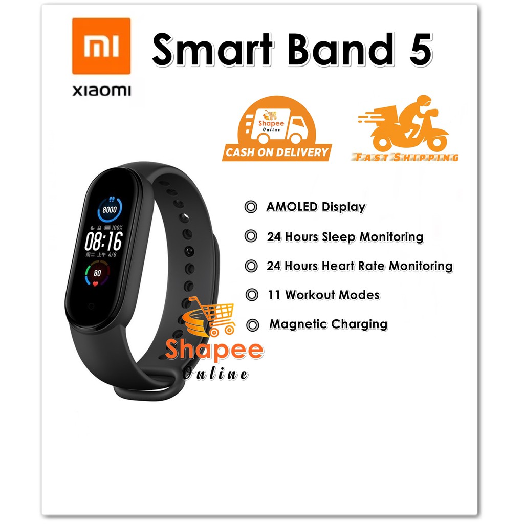 Xiaomi Mi Smart Band 5 Global version Original | Shopee Philippines