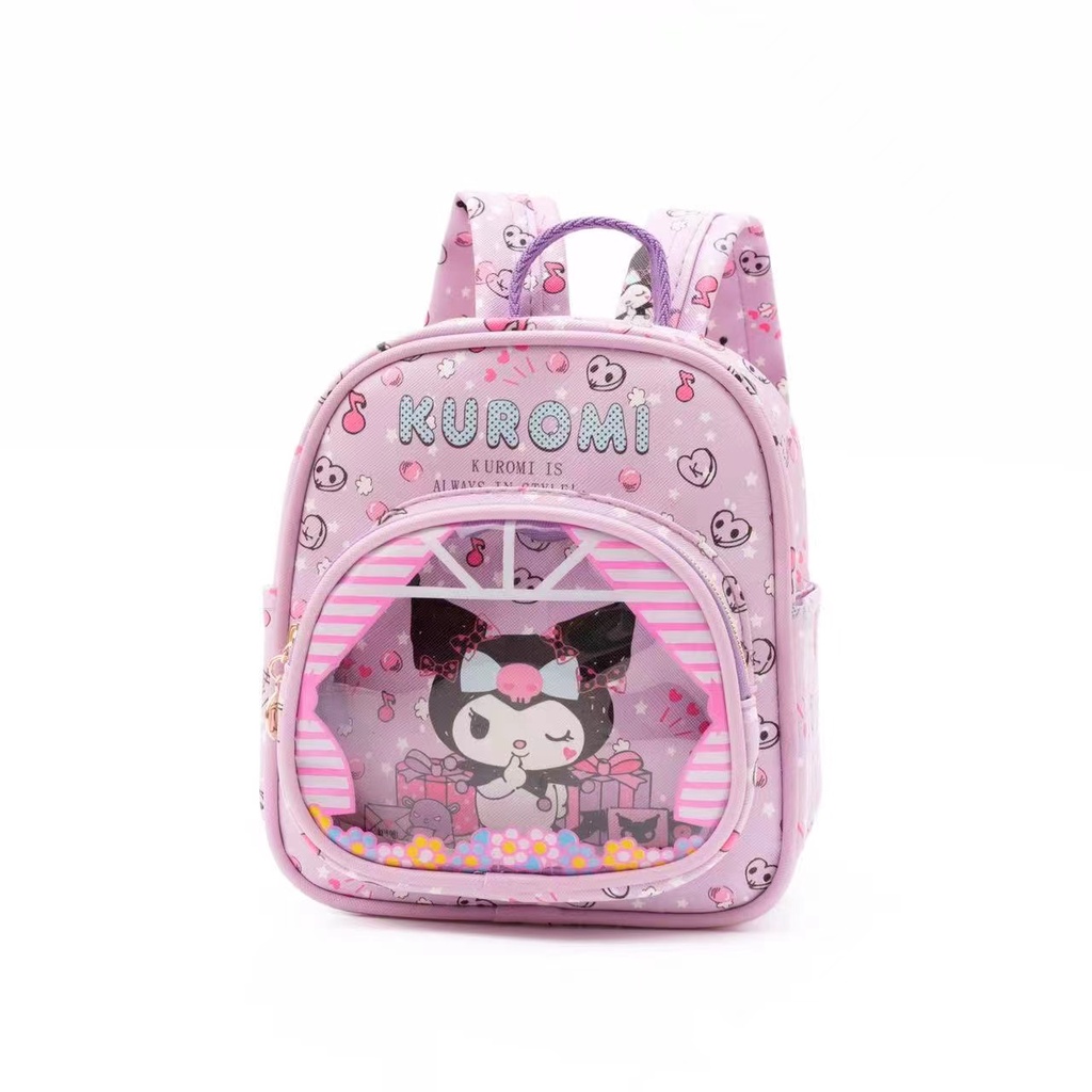 2021 Bag For Kids character front transparent (8inches) | Shopee ...