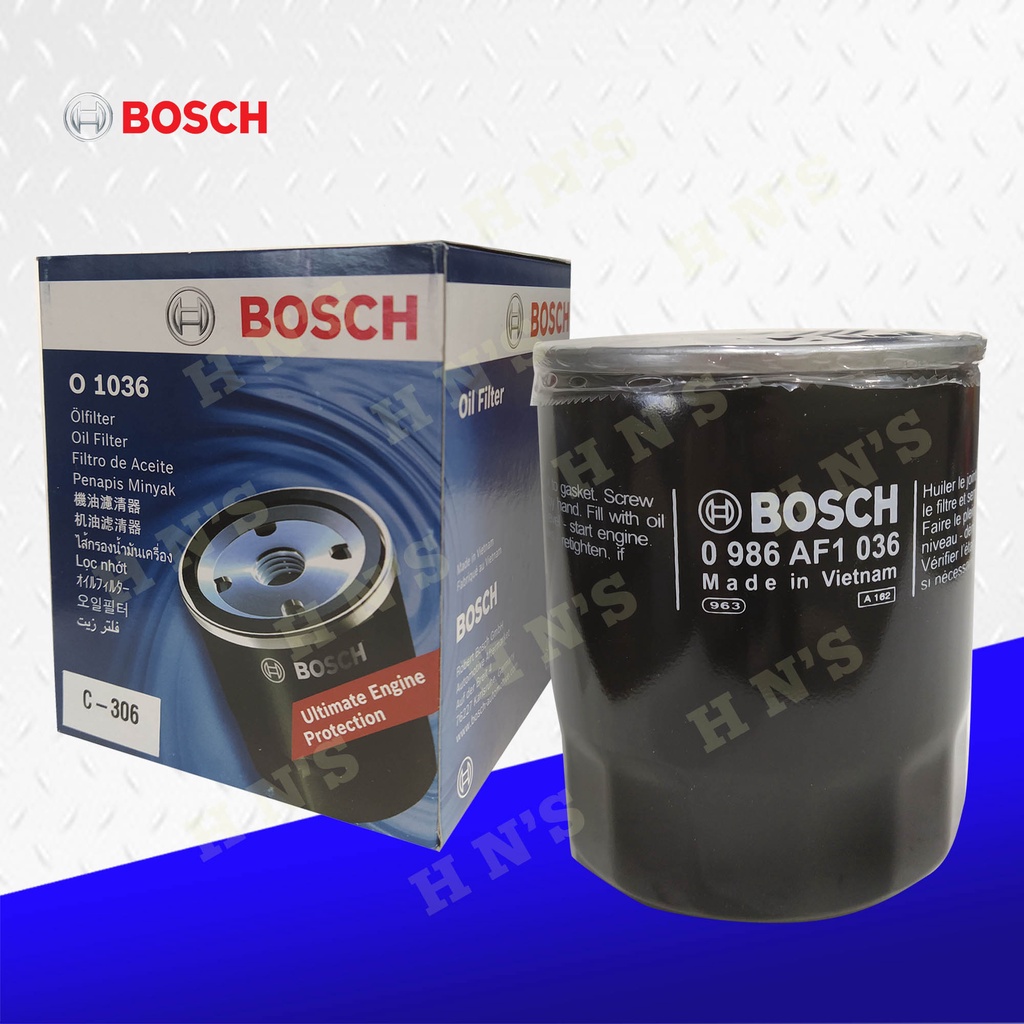 Bosch Oil Filter O-1036 ( C-306 ) for Montero, Strada, Adventure, L300 ...