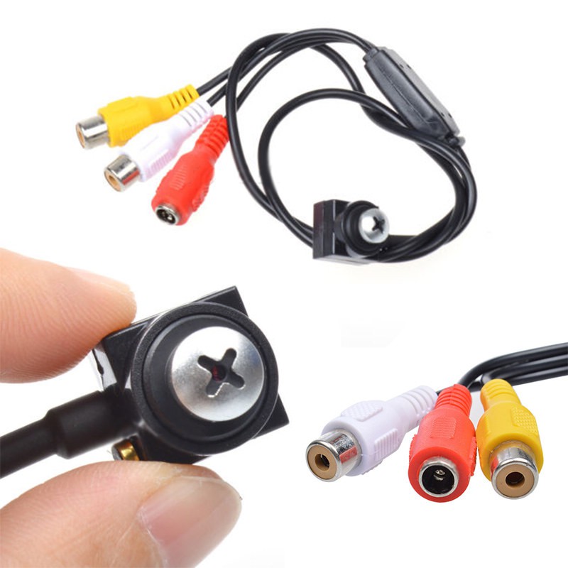 HD 600TVL Mini Spy Hidden Camera CCTV Security Camera Pinhole Cam with