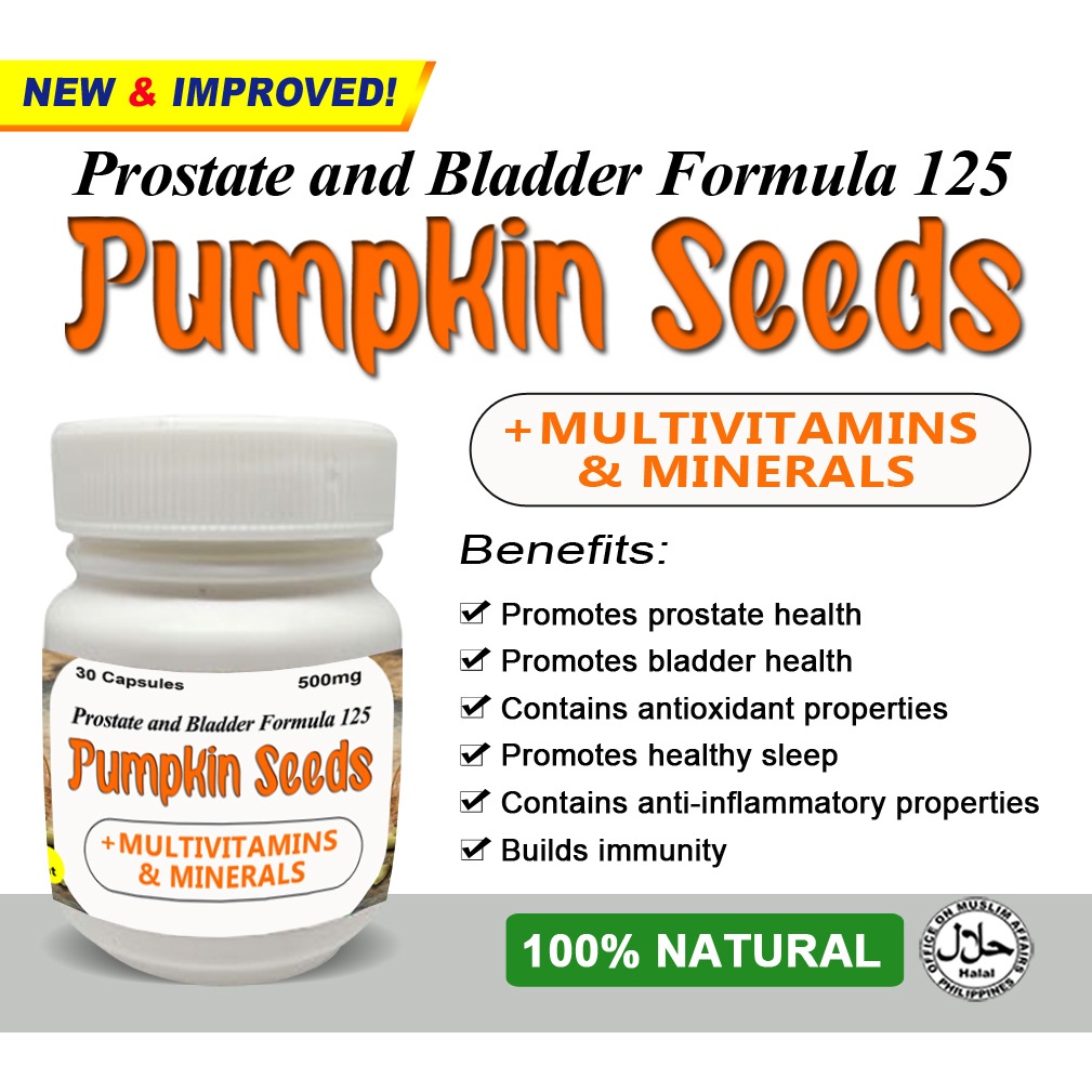 DOK F PROSTATE AND BLADDER FORMULA 125 PUMPKIN SEED CAPSULES (MAIN