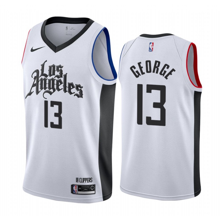 NBA Los Angeles Clippers 13 Paul George Basketball Jersey | Shopee