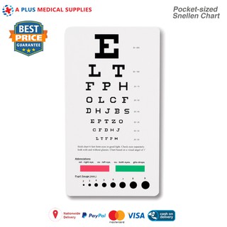 Pocket Snellen Eye Chart  Hopkins Medical Products