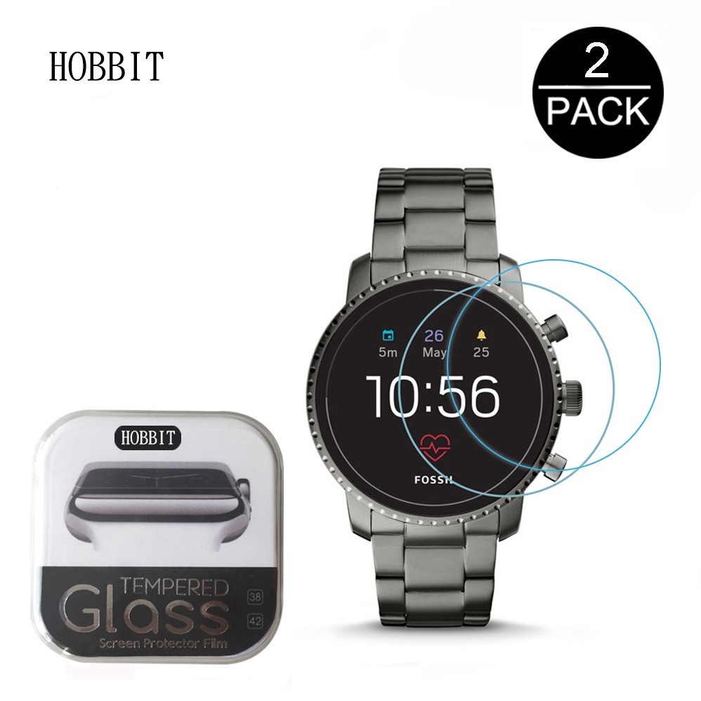 2PCS Smartwatch Tempered Glass for Fossil Q Explorist HR Gen 4 Gen3 Q Venture HR gen4 Screen Film