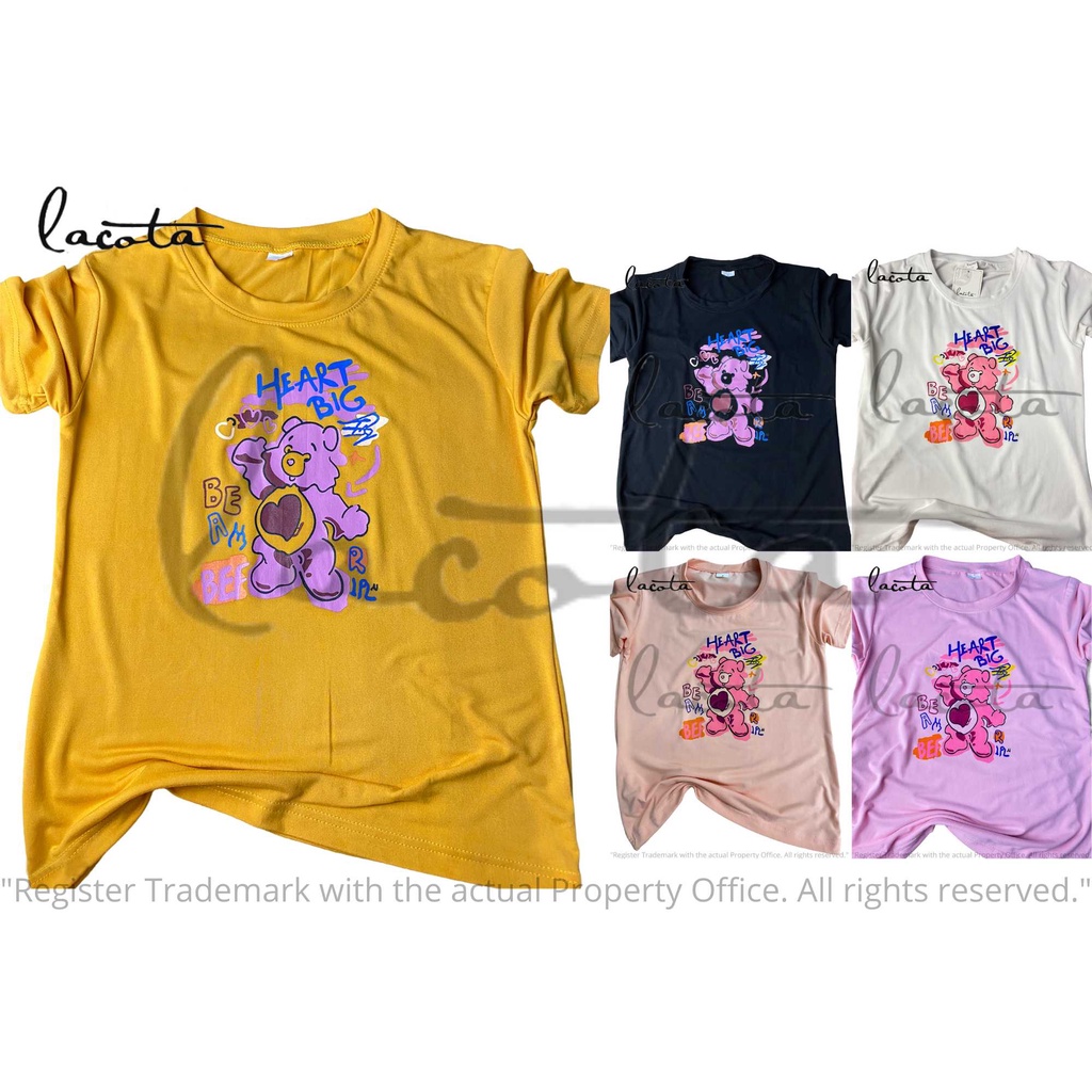 HOT SALE} LACOTA Korean Style Heart Big Design Printed T-shirt