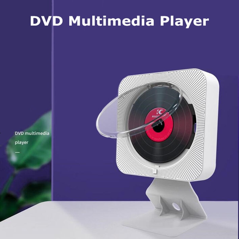 Portable CD / DVD Multimedia Player Wall Mounted Bluetooth Home Music ...