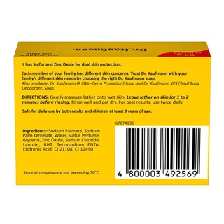 DR KAUFMANN Medicated Sulfur Soap 80G | Shopee Philippines
