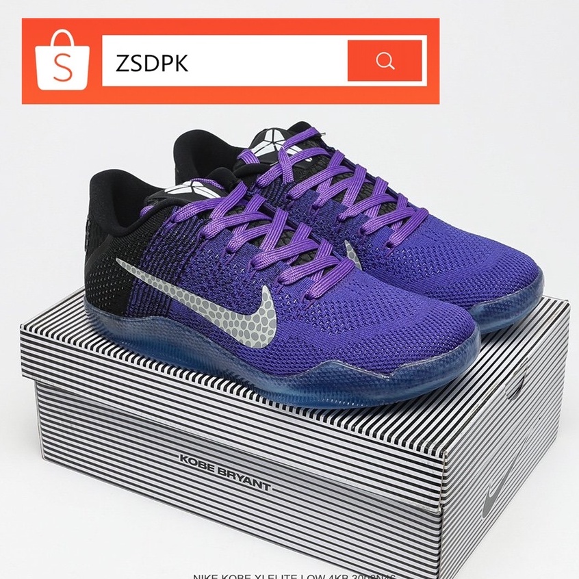 Original Nike Kobe XI Elite Low Cut Purple Sport Basketball Shoes for Men Shopee Philippines