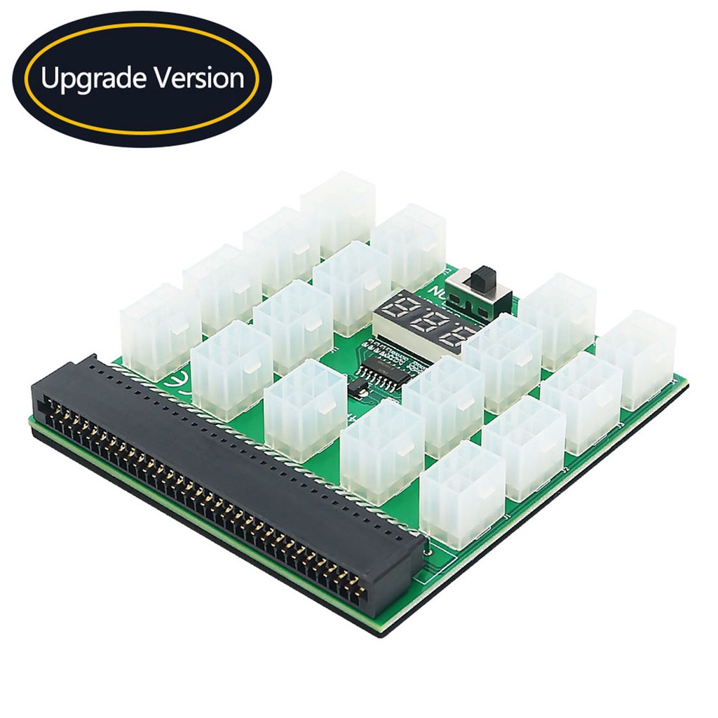 Upgrade Version ATX 17x 6Pin 2000W Server PSU Power Supply Breakout ...