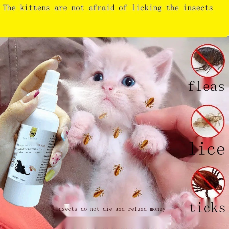 Anti Fleas Ticks Cat anthelmintic kitten in vitro insecticide external deworming pet to remove