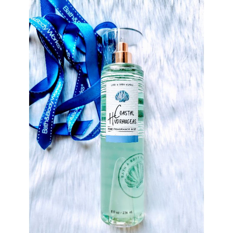 Bath and Body Works Fragrance Mist - Coastal Hydrangeas | Shopee ...