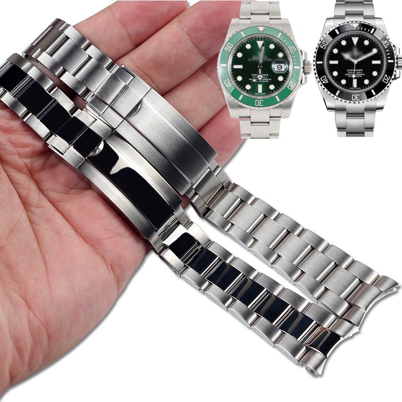 Polish stainless best sale steel watch band