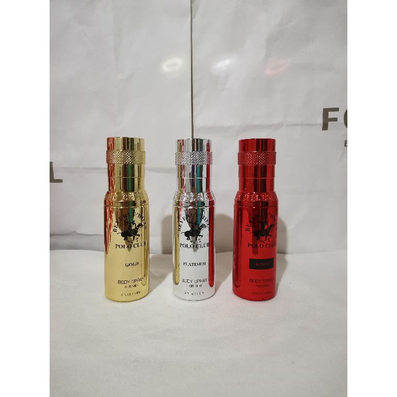 Beverly hills polo outlet club platinum body spray