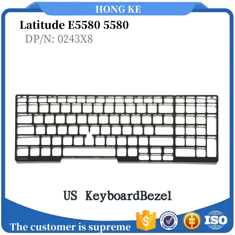 New Dell Latitude E5580 5580 DP/N: 0243X8 US keyboard edge plastic ...