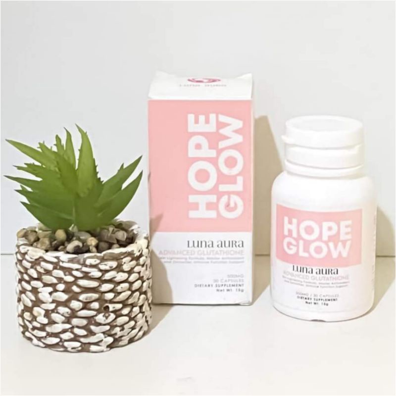 LUNA AURA HOPE GLOW Advanced Glutathione Capsule With Freebie Shopee Philippines