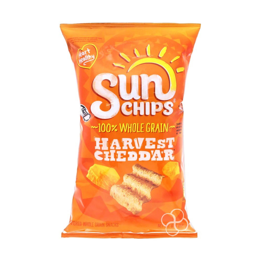 Sun Chips Whole Grain Harvest Cheddar Chips 184.2g Healthier Chips 30 LESS FAT Shopee Philippines