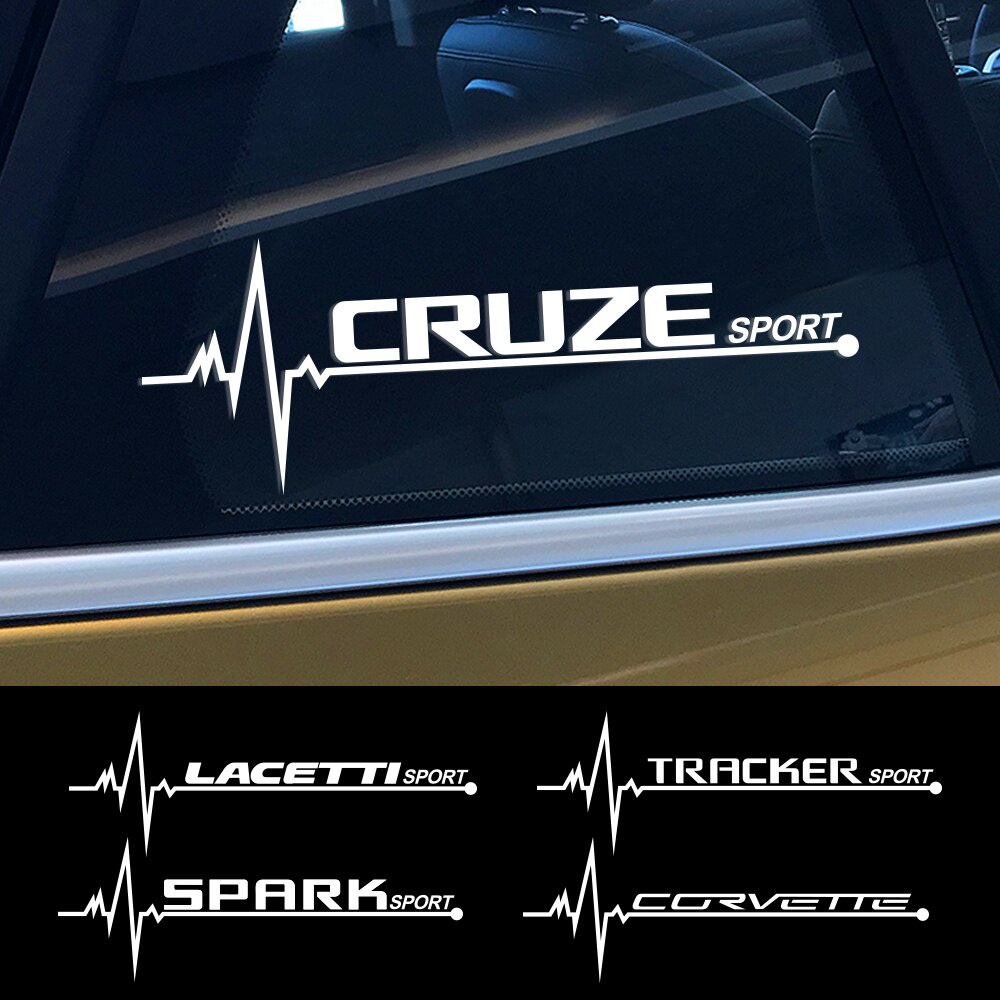 2PC Car Side Window Stickers For Chevrolet Cruze Spark BOLT Cavalier