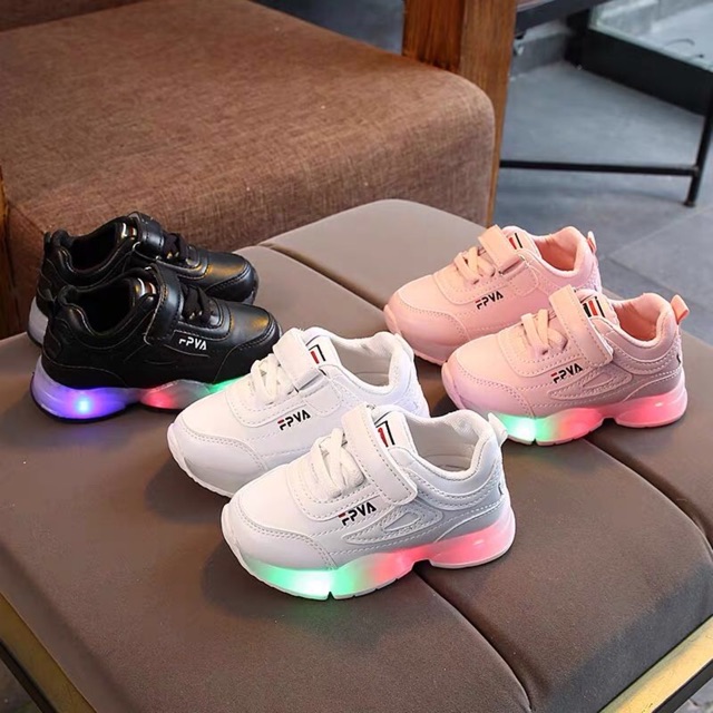 bargain sal no return no exchange Sneakers Shoes with Led for kids NEW Style Shopee Philippines