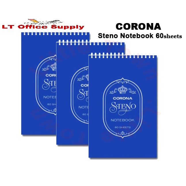 1pcs Corona Steno Notebook 60sheets (15cm x 23cm) Shopee Philippines