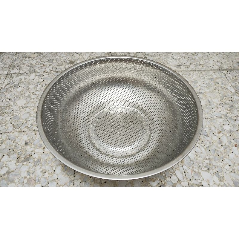 Aluminium Food Strainer washing Bowl 28.5cm Vegetable Fruit Rice Washer