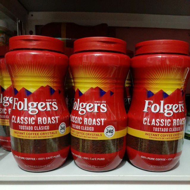 Folgers Classic Roast Instant Coffee 453g | Shopee Philippines