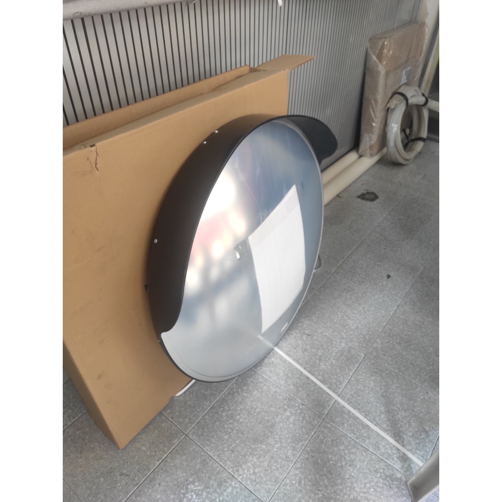 Round Convex Mirror 32 inch or 80cm Diameter Acrylic Type with Visor ...