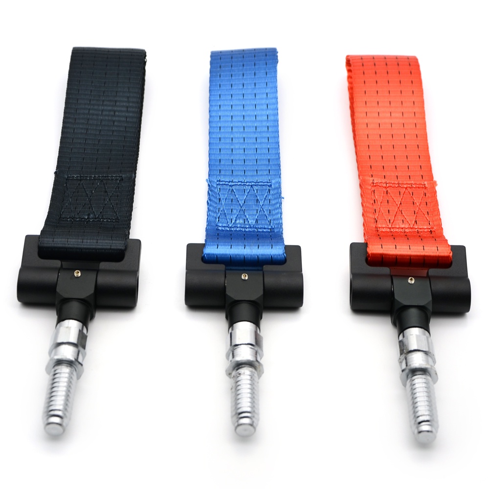 Universal Racing Tow Strap Towing Hook Rope for BMW European Car Auto  Trailer Ring Blue/Red/Black