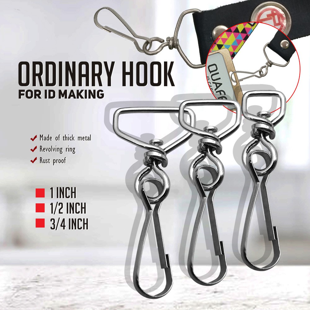 Ordinary Hook 1/2, 3/4, 1 (100pcs)