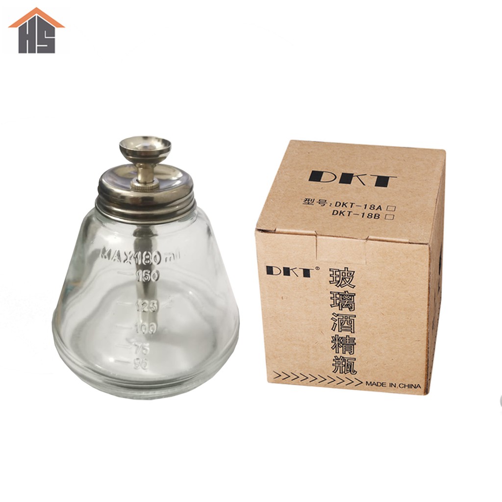 Superior Quality 150ml ESD Alcohol Bottle Dispenser Glass Bottle