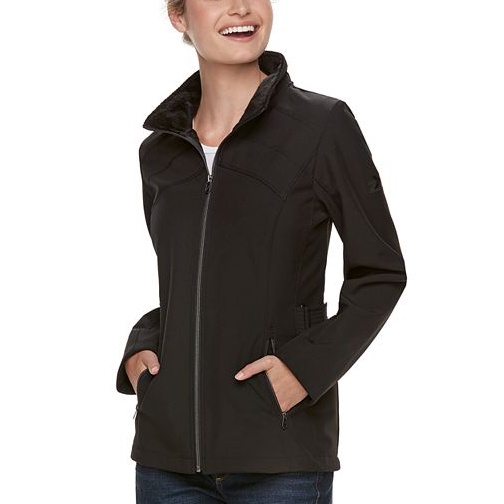 Plus size zeroxposur britney deals soft shell hooded jacket