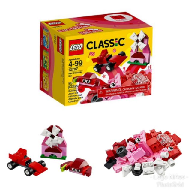 Lego classic deals red creativity box