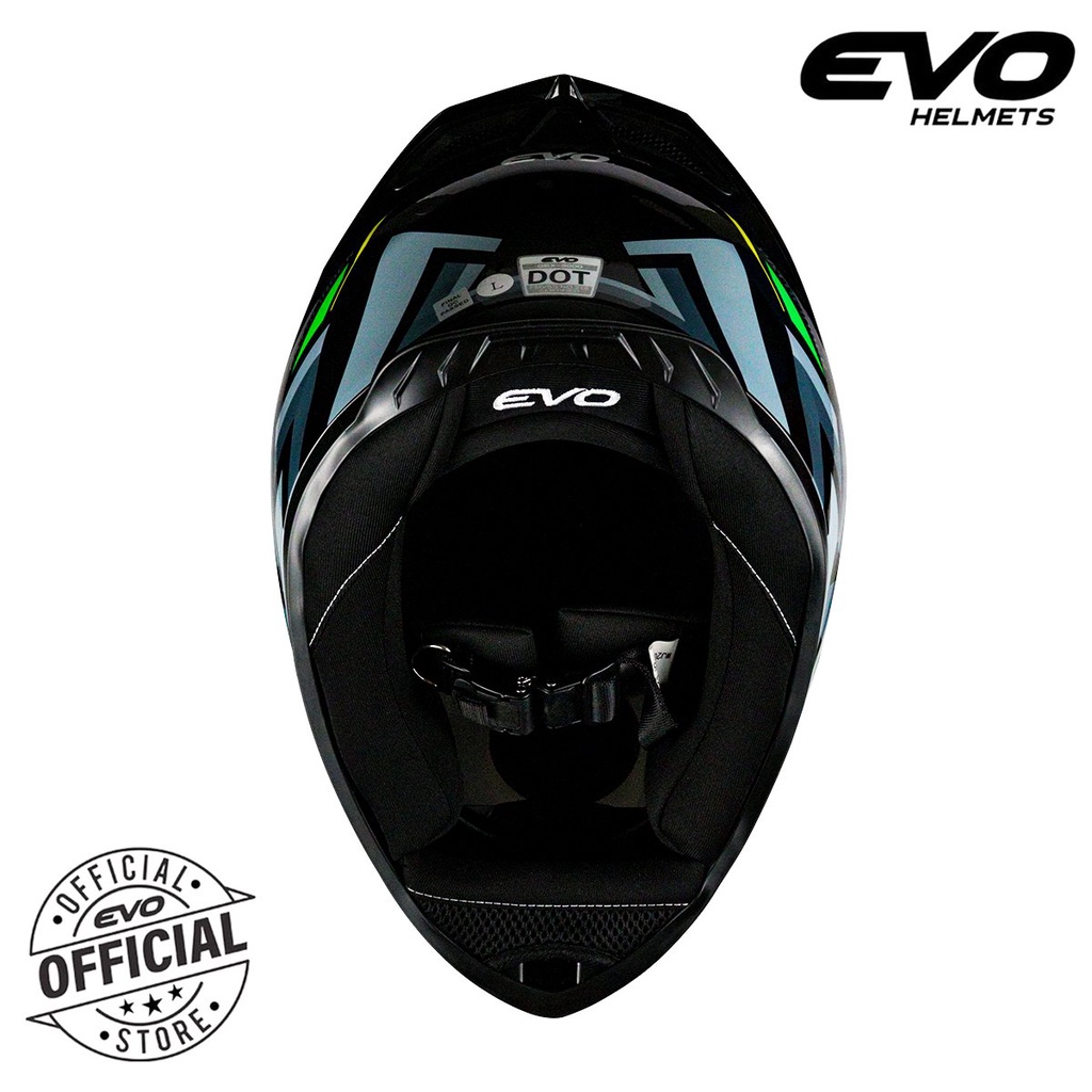 EVO GSX3000 Pathfinder Full Face Dual Visor Helmet with Free Clear