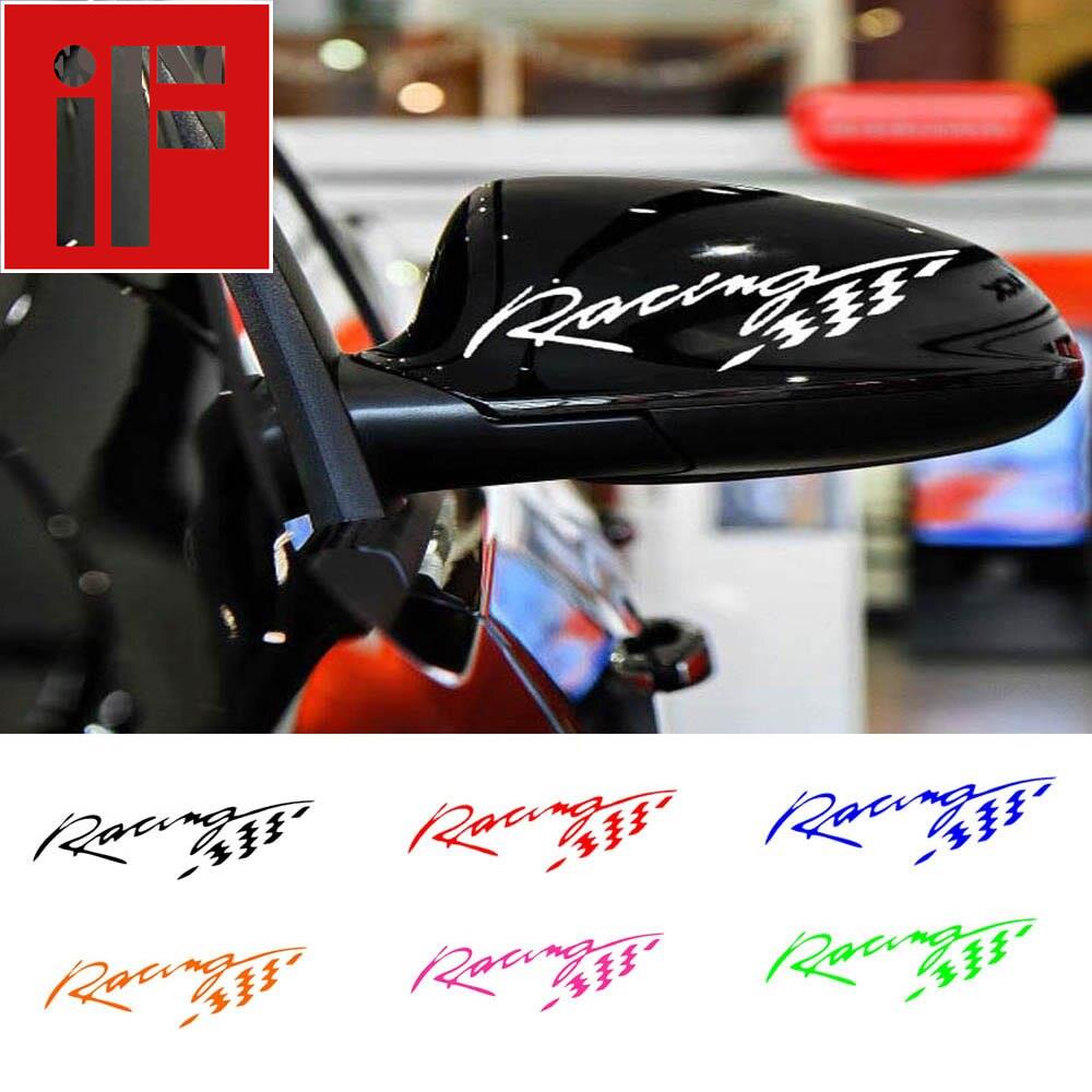 Good Quality♗2 x Funny Creative JDM Design Car Sticker Racing Rear View ...