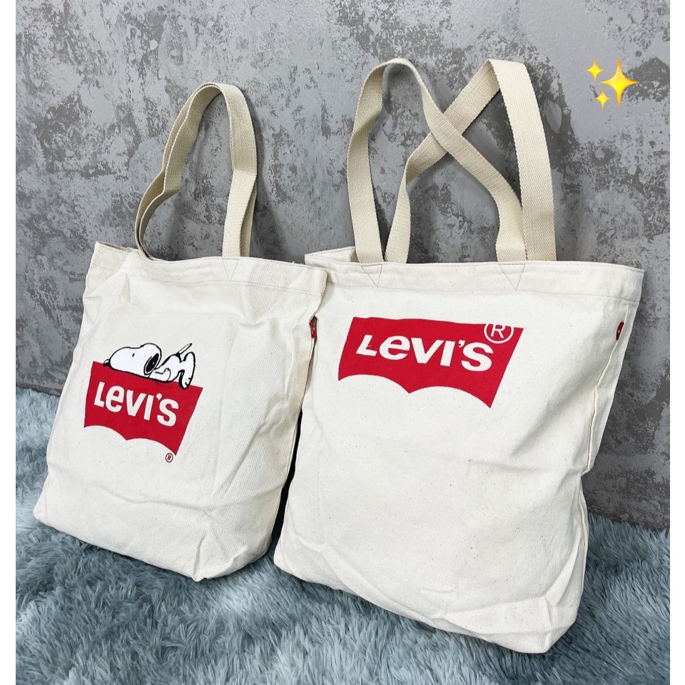 Levi's snoopy tote clearance bag